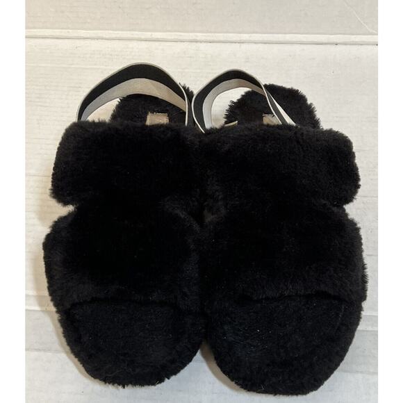 Kate Spade Mozzy Slipper soft Cozy Womens Size 7.5 Black Lightweight Open Toe - Picture 5 of 11